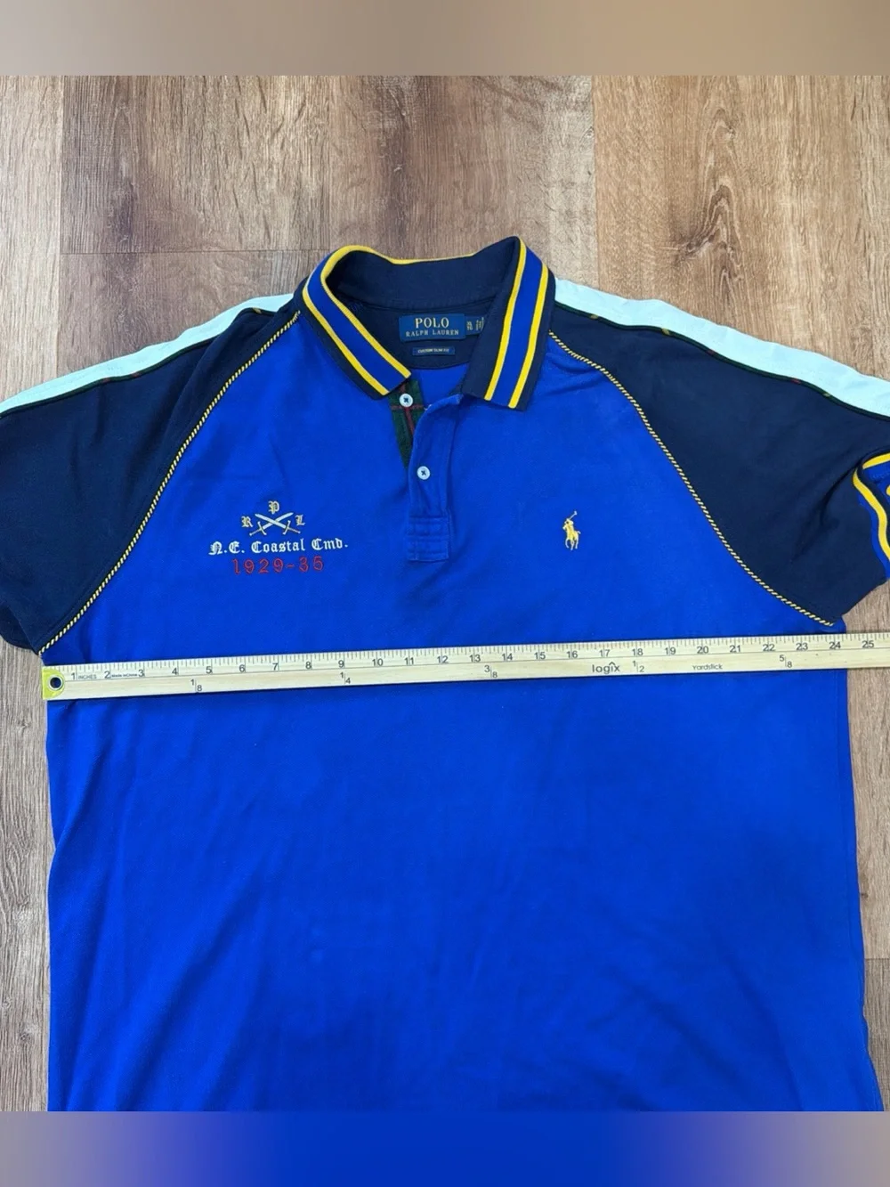 Polo Ralph Lauren Men’s XL Slim Fit The Highlands RL Coastal Cmd 612th Air Div